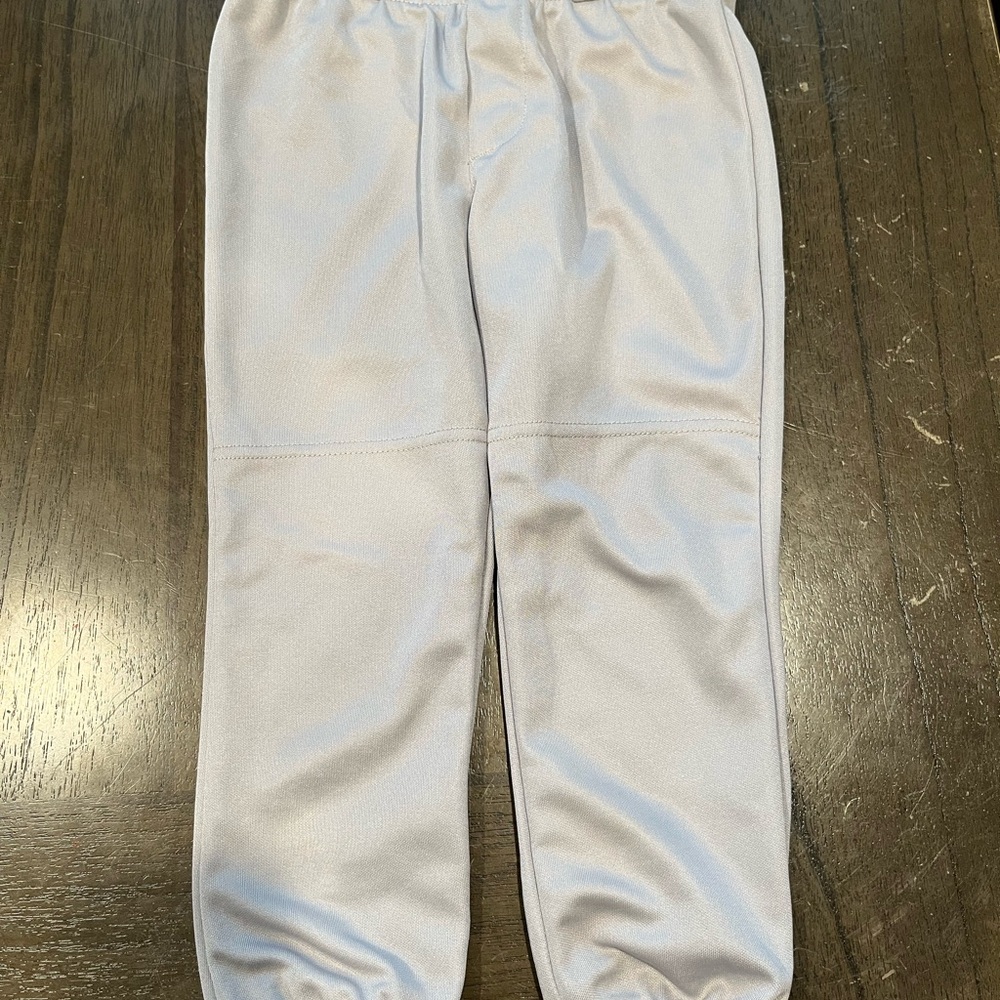 Youth Alleson Gray Baseball Pants